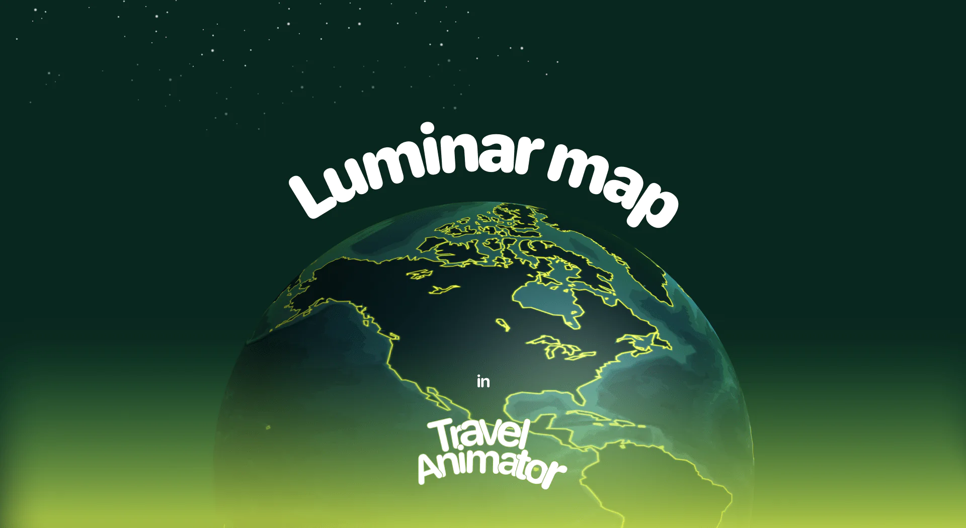Luminar Map in Travel Animator