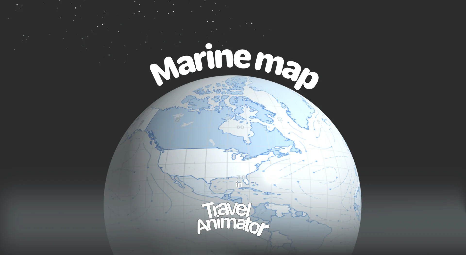 Marine Map in Travel Animator