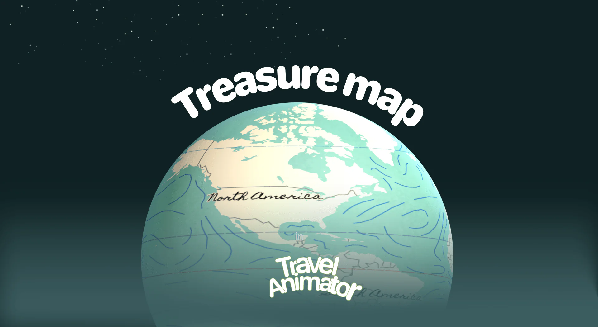 Treasure Map in Travel Animator