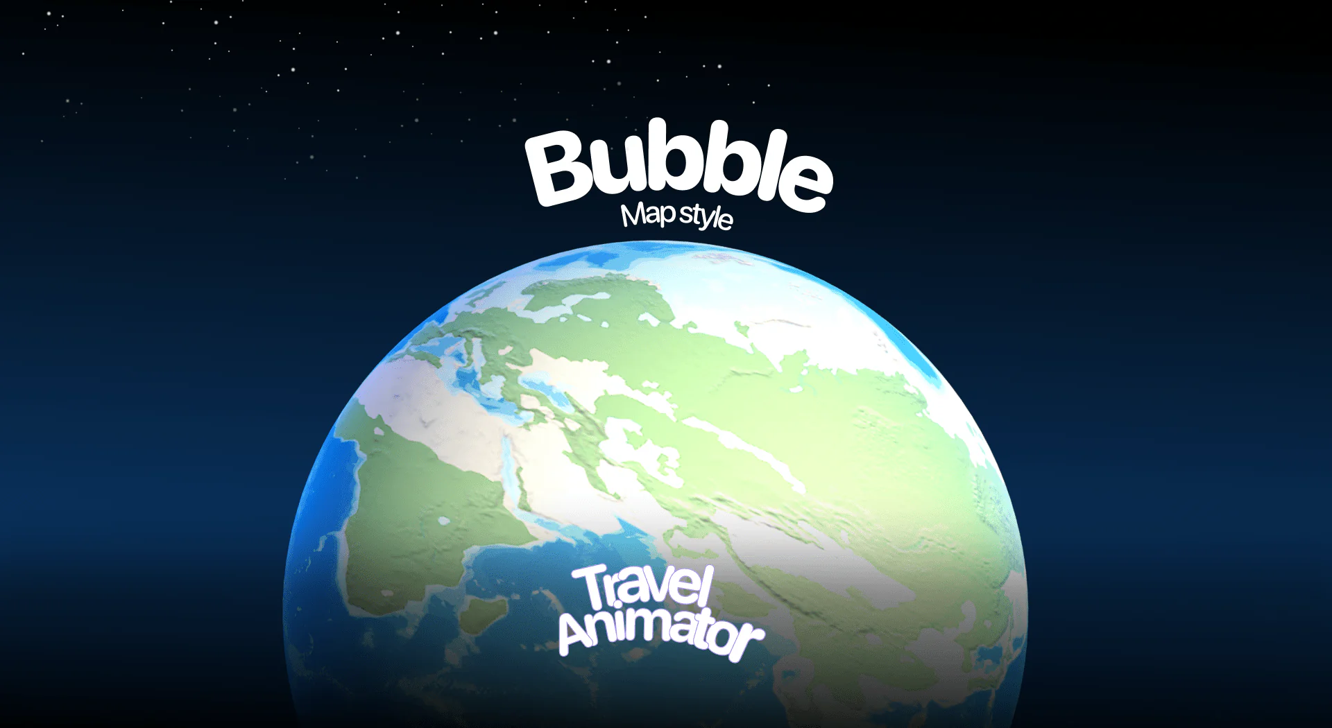 Bubble Map in Travel Animator