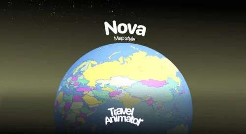 Nova Map in Travel Animator