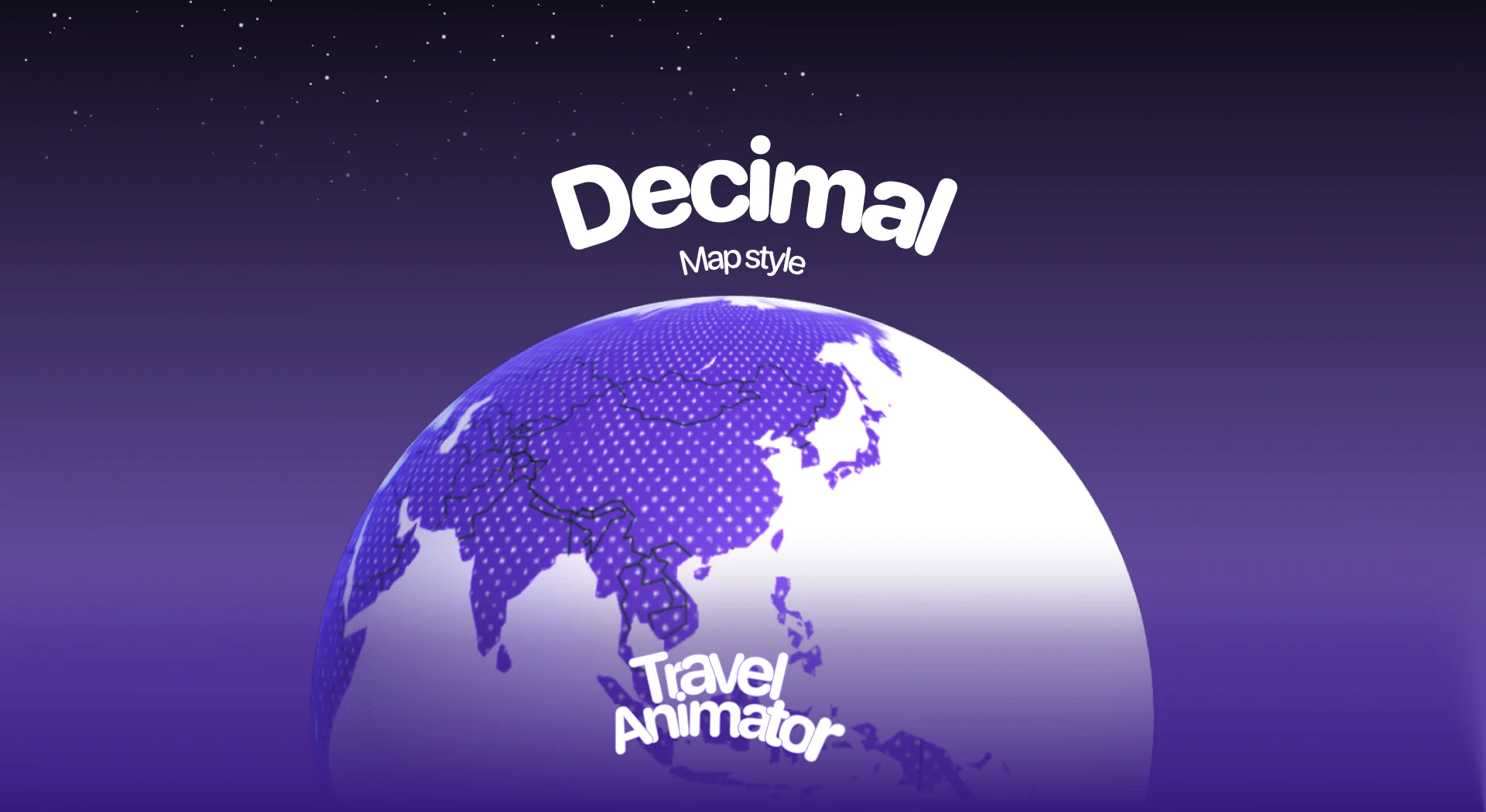 Decimal Map in Travel Animator