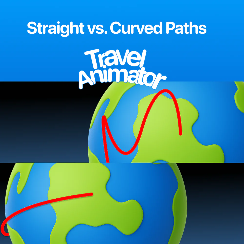 Straight vs. Curved Paths in TravelAnimator
