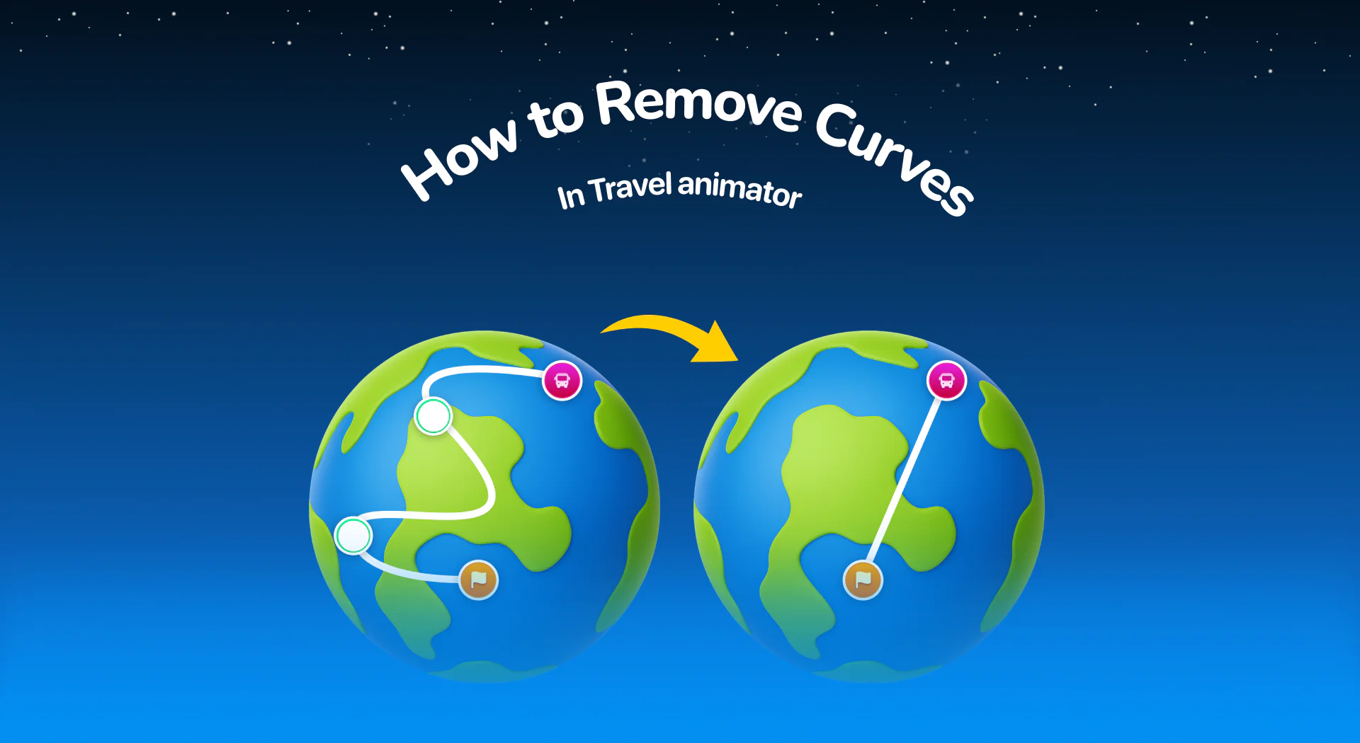 How to Remove Curves in TravelAnimator