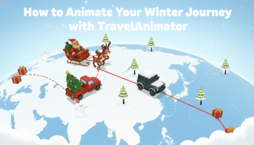 How to Animate Your Winter Journey with TravelAnimator
