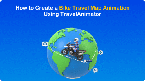 How to Create a Bike Travel Map Animation Using TravelAnimator