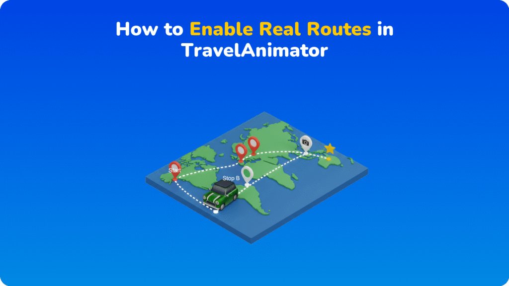 How to Enable Real Routes in TravelAnimator